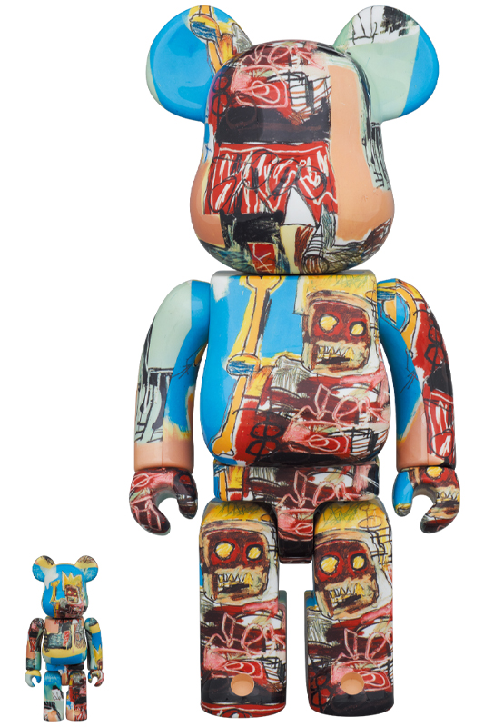 BE@RBRICK JEAN-MICHEL BASQUIAT #6 100% & 400%