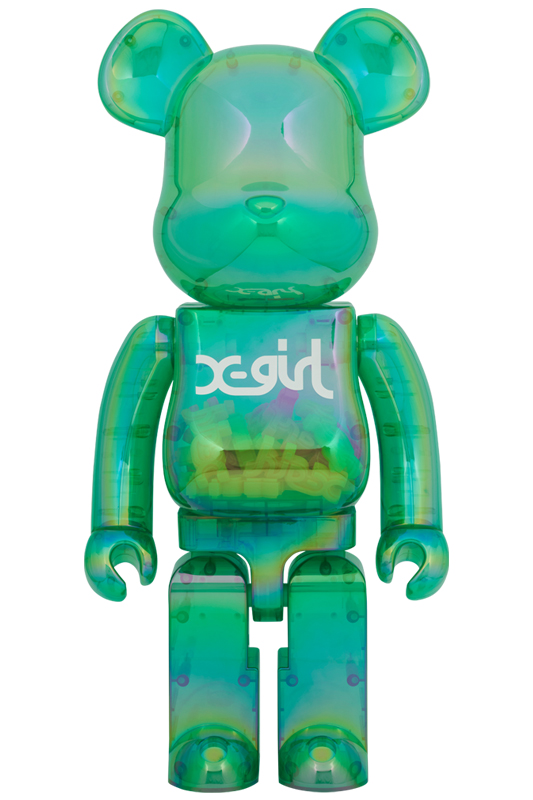 
BE@RBRICK X-girl CLEAR GREEN Ver. 1000
