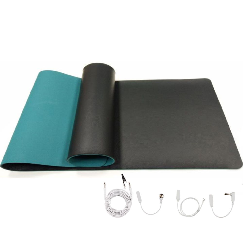 Earthiness Yoga Mat アーシネスヨガマット (ラバータイプ) 180cmx60cm コードセット アーシング マット ヨガ 健康器具 健康用品 健康マットトレーニング マット用品 体 ケア 安全 日本メーカー 耐性 アーシング健康法 健康グッズ リラクリフェ