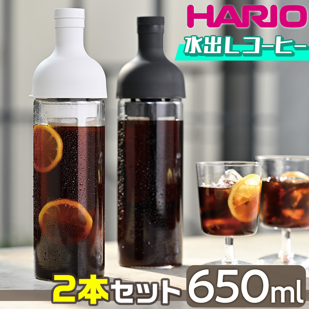 ハリオ フィルターインボトル 3本セット 750ml HARIO 冷水筒 耐熱ガラス 耐熱 水出し お茶 麦茶 ポット ボトル ピッチャー 水差し 冷蔵庫 茶こし フィルター キッチン用品 日本製 プレゼント ギフト