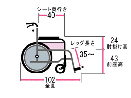 車椅子(車いす) 松永製作所製　AR-101【メーカー正規保証付き／条件付き送料無料】｜セラピーショップ