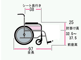 車椅子(車いす)ミキ製　MPN-257JD【メーカー正規保証付き／条件付き送料無料】｜セラピーショップ