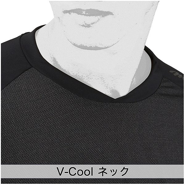 テニス アンダーシャツ 半袖 Vネック ゆったり ミズノプロ ドライエアロフロー KUGEKI ICE 空隙 V-Coolネック 接触冷感 学生野球対応 12JA2P34 野球 ウェア 【365日あす楽対応】 楽天スーパーSALE RakutenスーパーSALE 正規輸入商品